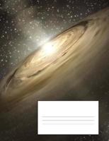 Space Composition Notebook: 7.4" by 9.7" College Ruled 140 Pages (70 Sheets) Outer Spaced Themed Design 1723232300 Book Cover