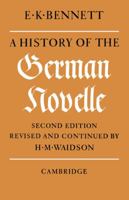 A History of the German Novelle 1015070035 Book Cover