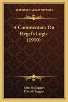 A Commentary on Hegel's Logic 1016290675 Book Cover