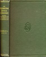 A Critical and Exegetical Commentary on the Books of Samuel B0BPYVRK2C Book Cover
