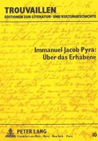 Ueber Das Erhabene: Mit Einer Einleitung Und Einem Anhang Mit Briefen Bodmers, Langes Und Pyras 3631424957 Book Cover