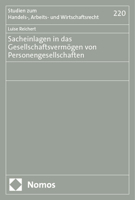Sacheinlagen in Das Gesellschaftsvermogen Von Personengesellschaften 375601696X Book Cover