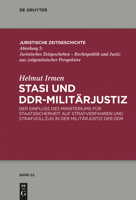 Stasi und DDR-Militärjustiz 3110316641 Book Cover