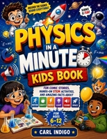 Physics in a Minute Kids Book: Fun Comic Stories, Hands-On STEM Activities, and Amazing Facts About Motion, Gravity, Energy, Light, Sound, and Space for Ages 6–12 B0HJ9W7JKX Book Cover