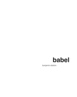 Babel -2nd ed. B0GMZBPDG7 Book Cover