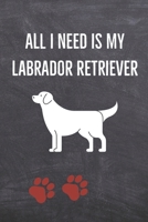 All I need is my Labrador Retriever: A diary for me and my dogs adventures 1657893391 Book Cover