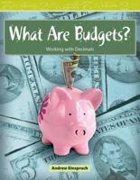 What Are Budgets? (Math Readers) 0743908775 Book Cover
