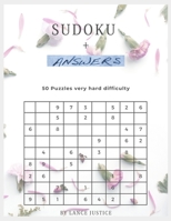 Sudoku + answers: - 50 puzzles -8,5 x 11 Inch - Very difficult B08SGWNFJ1 Book Cover