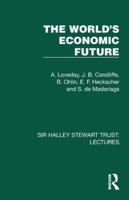 The World's Economic Future 1032880740 Book Cover