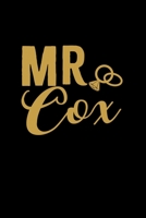 Mr. Cox: Personalized Engagement & Pre Wedding Gift - Mr. & Mrs. Wedding Notebook and Organizer for Bride to Be and Groom To Be Matching Present 1696048753 Book Cover