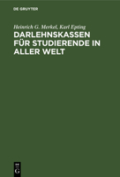 Darlehnskassen f�r Studierende in aller Welt 3111133001 Book Cover