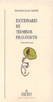 Diccionario de Terminos Filologicos - 3b: Edicion B00525JHRU Book Cover