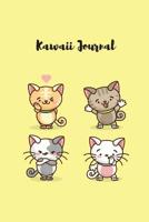 Kawaii Journal: Doodle Dogs and Sketchy Cats Inspiring Doodle Prompts and Creative Exercises 1096651785 Book Cover