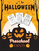 Halloween Preschool Crafts: Fantastic Activity Book For Boys And Girls: Word Search, Mazes, Coloring Pages, Connect the dots, how to draw tasks - For kids ages 5-8 (Halloween Crafts) 1801010617 Book Cover