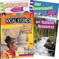 Learn-At-Home: Social Studies Bundle Grade 3: 4-Book Set 0743973992 Book Cover