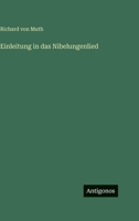 Einleitung in das Nibelungenlied 3368460528 Book Cover