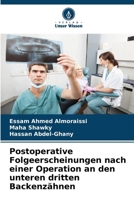 Postoperative Folgeerscheinungen nach einer Operation an den unteren dritten Backenzähnen (German Edition) 6208891140 Book Cover
