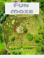 Maze Book - Easy to Moderate to Challenging Puzzles: Maze Puzzle Book - Easy to Moderate to Challenging Puzzles: with answers Maze Book Puzzlers for Adults and Kids B093GZWS93 Book Cover