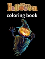 Happy Halloween Coloring Book: New and Expanded Edition, 82 Unique Designs, Jack-o-Lanterns, Witches, Haunted Houses, and More B08KTN795S Book Cover