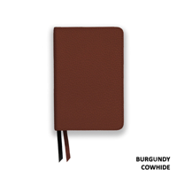 Legacy Standard Bible, Compact Edition: Paste-Down Burgundy Cowhide (LSB) 1636642721 Book Cover