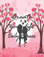 Daily Planner (53 weeks): Cool and Vintage Cover 8.5 X 11 in, large space to note and write your daily schedule as well as a to do list. 1709991518 Book Cover