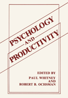 Psychology and Productivity 1468499718 Book Cover