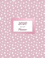 Dot Grid Planner: Pink Stars and Moons Cover Diary agenda half-done for you Dotted Grid Journal with Calendar 1698979010 Book Cover