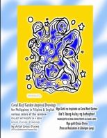 Coral Reef Garden Inspired Drawings for Philippines in Filipino & English various colors of the rainbow COLLECT ART PRINTS IN A BOOK Grace Divine Drawings by Artist Grace Divine B09SP23L1J Book Cover