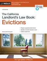 California Landlord's Law Book, The: Evictions: Evictions 1413326196 Book Cover