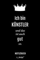 Notizbuch f�r K�nstler: Originelle Geschenk-Idee [120 Seiten kariertes blanko Papier] 1709950382 Book Cover
