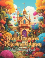 Secret Gardens Coloring Odyssey: Adult Coloring Book B0CRDX9JCL Book Cover