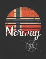 Norway: Norwegian Vintage Flag Personalized Retro Gift Idea for Coworker Friend or Boss 2020 Calendar Daily Weekly Monthly Planner Organizer 1673275923 Book Cover