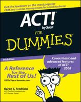 ACT! by Sage For Dummies 0470192259 Book Cover