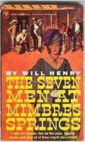 The Seven Men at Mimbres Springs (A Large Print Western) 0380706059 Book Cover