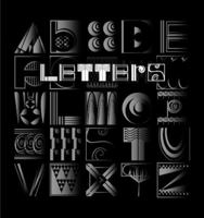 Letters: Building an Alphabet with Art and Attitude: ABC... the Art and Poetry of the English Alphabet Explained in a Philosophical Verse of Rhythm an 0980197406 Book Cover