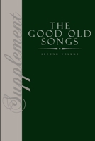 The Good Old Songs Supplement 138781849X Book Cover