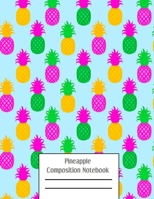 Pineapple Composition Notebook: Cacti Succulent Plants Writing Pages 1088897258 Book Cover