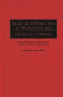 Teaching Introduction to Women's Studies: Expectations and Strategies 0897895908 Book Cover