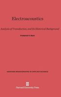 Electroacoustics 0674334868 Book Cover