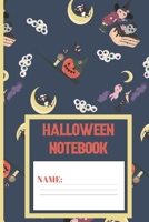 Halloween Notebook: Halloween gifts for women, men, kids, adults and girls: cute & elegant madison color witch blank Lined notebook/Journal to write in. 1691108847 Book Cover