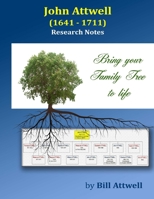 John Attwell (1641-1711) Research Notes 0244213194 Book Cover