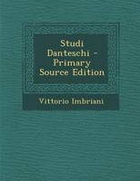 Studi Danteschi - Primary Source Edition 1017121788 Book Cover