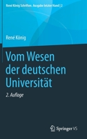 Vom Wesen der deutschen Universität (René König Schriften. Ausgabe letzter Hand) (German Edition) 3658282282 Book Cover