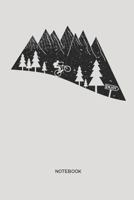 Notebook: Mtb Mountain Bike Notebook Mountain Bike Gift for Cyclists, Men and Women Who Love Cycling, Mountain Biking and Bicycle Adventures 1798500833 Book Cover