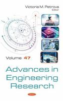 Advances in Engineering Research 1536166847 Book Cover