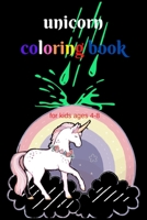 Unicorn coloring book for kids ages 4-8: A Fun Kid Workbook Game For Learning, Coloring, Dot To Dot, Mazes, Word Search and More B08HT56566 Book Cover