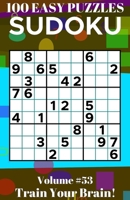 Sudoku: 100 Easy Puzzles Volume 53 - Train Your Brain! null Book Cover