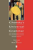 Chomsky's Universal Grammar: An Introduction 1405111879 Book Cover