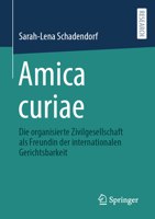 Amica curiae: Die organisierte Zivilgesellschaft als Freundin der internationalen Gerichtsbarkeit 3658379545 Book Cover