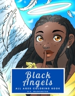 Black Angels: All Ages Coloring Book 1737200104 Book Cover